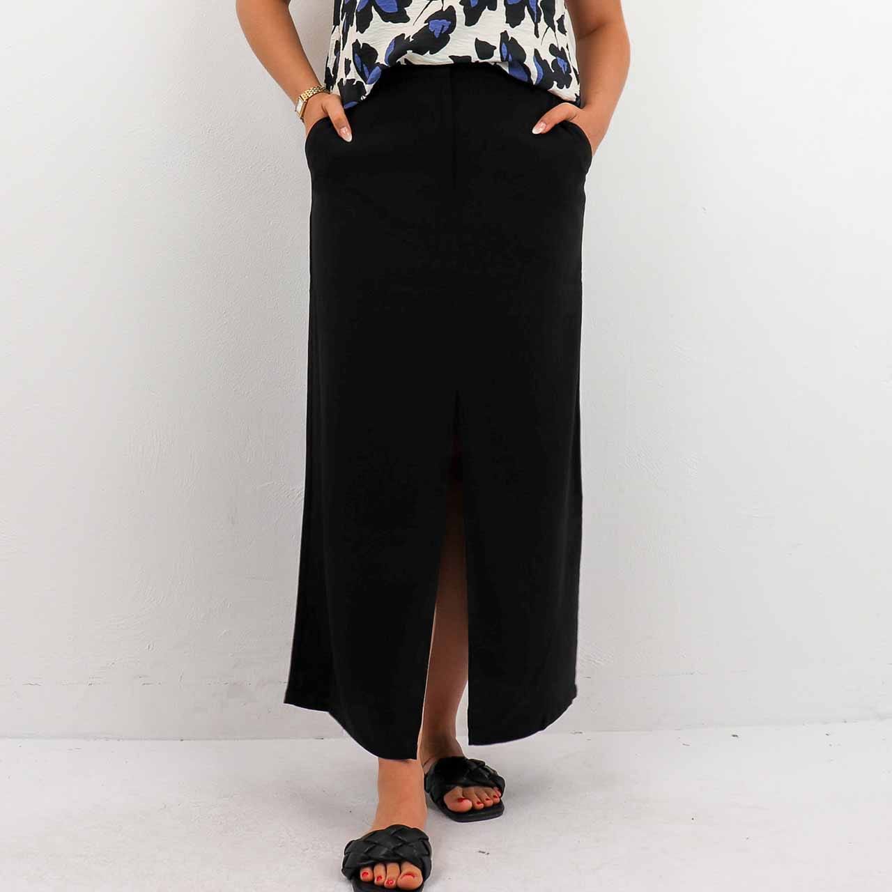 RIZZ HW MIDI SLIT SKIRT