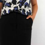 RIZZ HW MIDI SLIT SKIRT