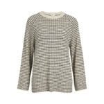 ESTER L/S KNIT PATTERN TOP