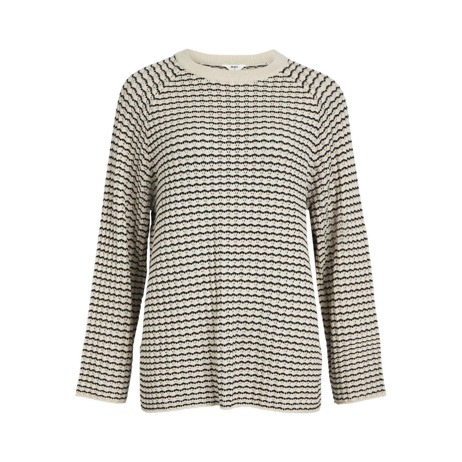 ESTER L/S KNIT PATTERN TOP