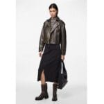 JESSICA HW MIDI DENIM SKIRT