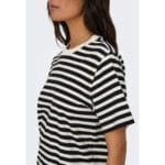 LIVINA S/S STRIPE TEE NOOS