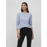 DALO O-NECK L/S KNIT TOP