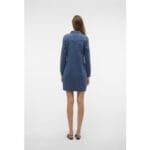 JENNIE LS SHORT DENIM DRESS