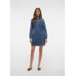 JENNIE LS SHORT DENIM DRESS
