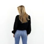 SIF L/S LACE SLEEVE SWEAT