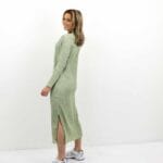 MOLLY L/S PLISSE DRESS