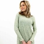 MOLLY L/S PLISSE DRESS
