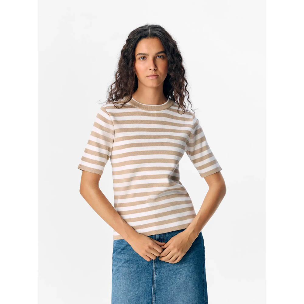 OBJESTER S/S NEW KNIT PULLOVER