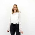 ADAH LS MIX STRUCTUREO-NECK KNT