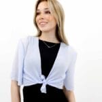 SOIA 2/4 SLEEVE BOLERO
