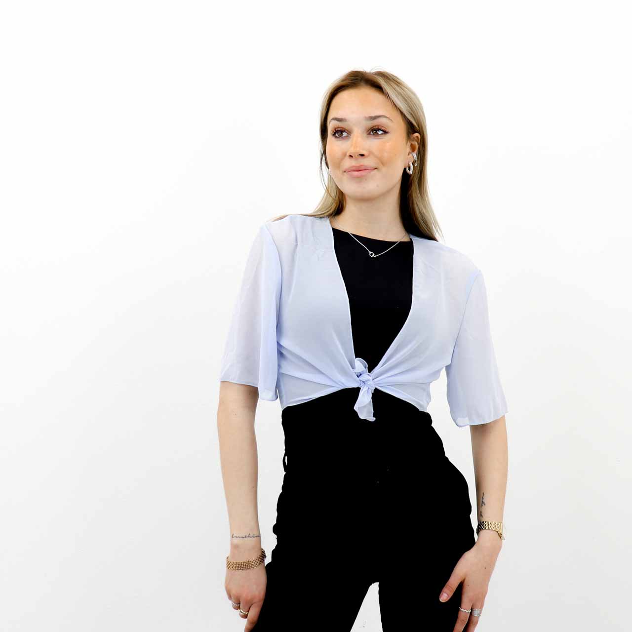 SOIA 2/4 SLEEVE BOLERO