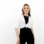 SOIA 2/4 SLEEVE BOLERO