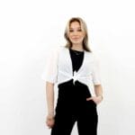 SOIA 2/4 SLEEVE BOLERO