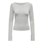 FELINA LS BOATNECK SLIT TOP