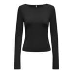 FELINA LS BOATNECK SLIT TOP