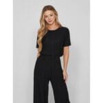 PLISA O-NECK S/S TOP