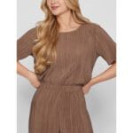 PLISA O-NECK S/S TOP