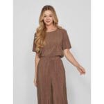 PLISA O-NECK S/S TOP