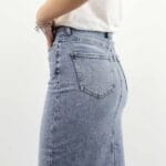 PIA NEW HW MIDI DENIM SKIRT