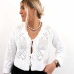 FOSIA 3/4 KNIT CARDIGAN