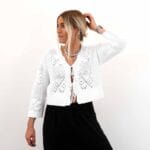 FOSIA 3/4 KNIT CARDIGAN