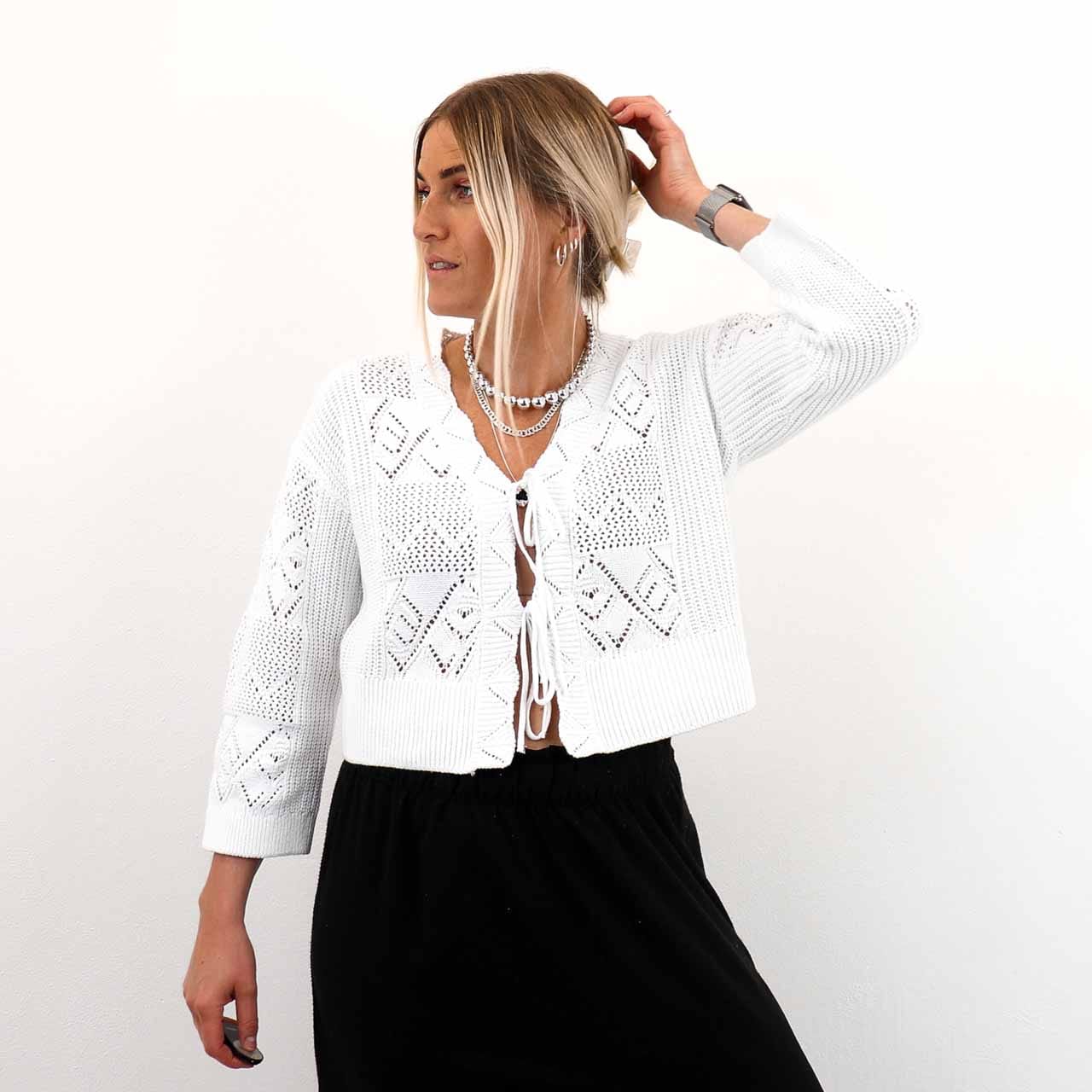FOSIA 3/4 KNIT CARDIGAN
