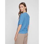 VIDALO O-NECK SS KNIT TOP