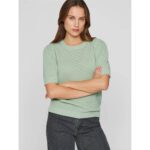 VIDALO O-NECK SS KNIT TOP