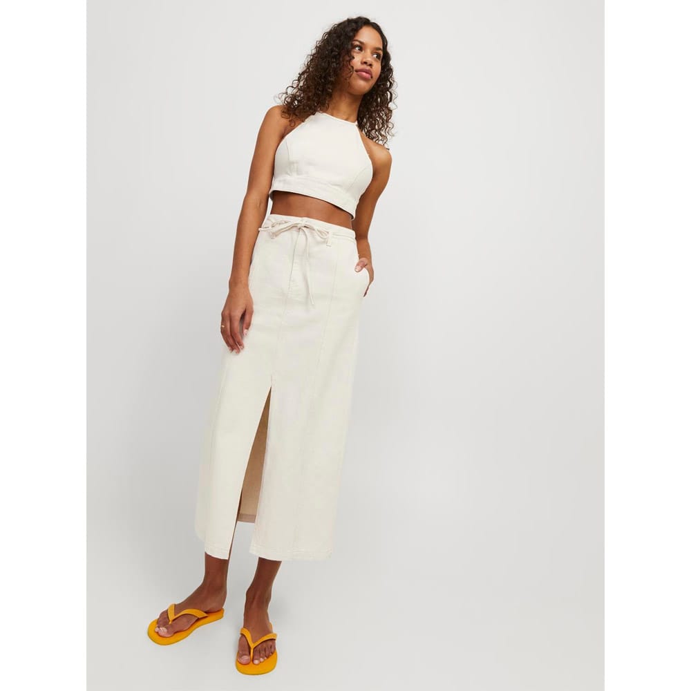 DORA LONG DENIM HW SKIRT