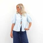 ELLY 2/4 BOW DETAIL TOP