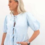 ELLY 2/4 BOW DETAIL TOP