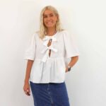 MAYA SS ONECK BOW TOP