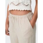 SIESTA MW PULL-UP LINEN PANT