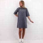 GRY S/S DRESS