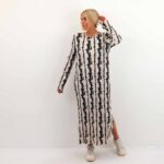 CITA L/S PLEATED MIDI DRESS