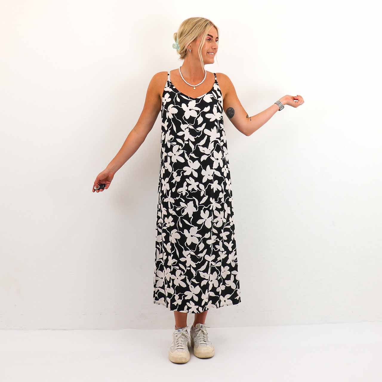 WETA PO S/L SINGLET MIDI DRESS