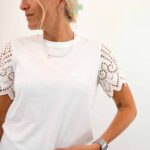 EBBA LIFE S/S LACE TOP