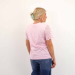 EBBA LIFE S/S LACE TOP