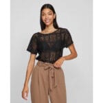 DOREA BOAT NECK SS TOP