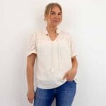 TRANE V-NECK S/S TOP