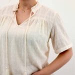 TRANE V-NECK S/S TOP