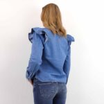 ONLINDIGO LS FRILL DNM SHIRT