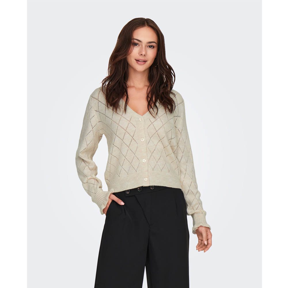 JDYLETTY L/S V-NECK STRUC CARDIGAN KNT