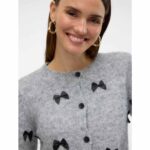 VMADELA BOW CARDIGAN