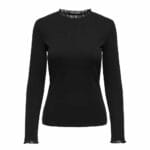 ONLLESLIE L/S LACE MIX TOP