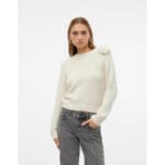 VMADIA LS O-NECK FLOWER PULLOVER