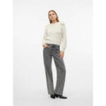 VMADIA LS O-NECK FLOWER PULLOVER
