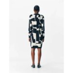 OBJRAY LS KNIT DRESS AOP
