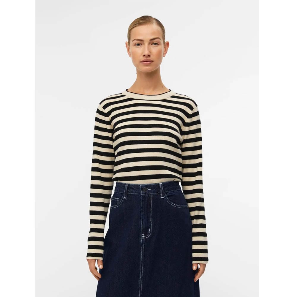 OBJESTER SLI L/S KNIT PULLOVER